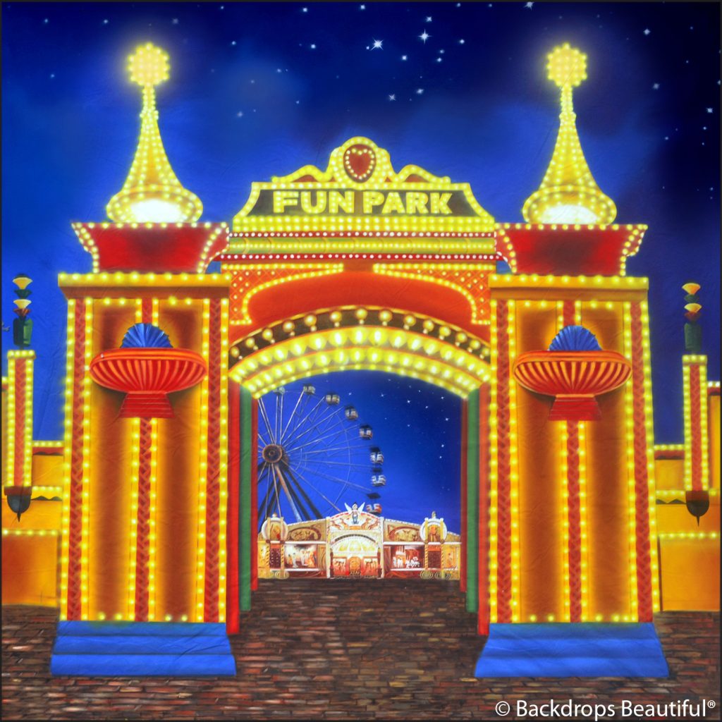 amusement park October - New Backdrop - Amusement Park 1