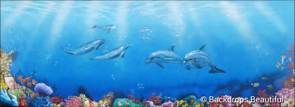 Classic Blue Pantone Color of the Year - Coral Reef 9 Dolphins Classic Blue Pantone Color of the Year - Coral Reef 9 Dolphins