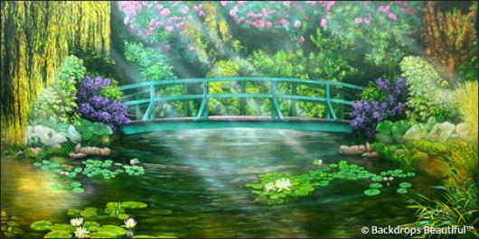 Spring Décor - Pond 3 Bridge Spring Décor - Pond 3 Bridge