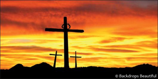 Backdrops: Easter Cross 2