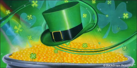 Backdrops: Irish Luck 5 Clovers