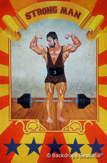 Backdrops: Circus Poster 5 Strong Man