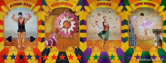 Backdrops: Circus Poster Panel