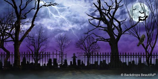 Backdrops: Graveyard 5