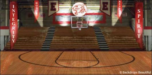 Backdrops: High School Gymnasium 1