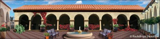 Backdrops: Spanish Courtyard 1