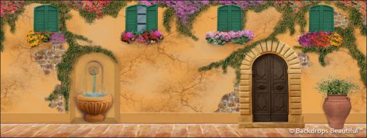 Backdrops: Courtyard 1 Wall