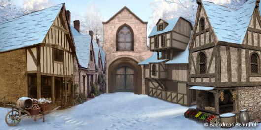 Backdrops: Medieval Village 6