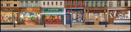 Backdrops: Shopfront 4 France Panel