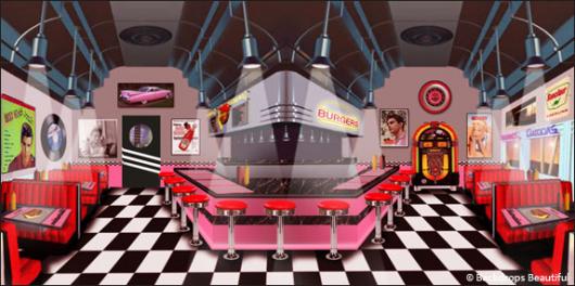 Backdrops: Diner Inside 4