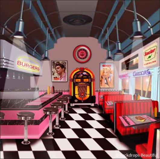 Backdrops: Diner Inside 2B