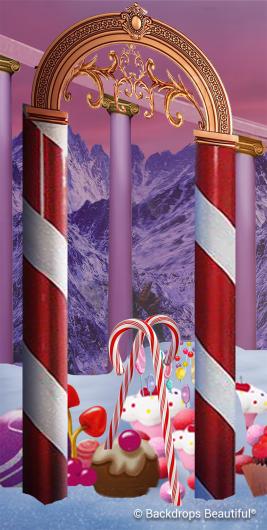 Backdrops: Candy Castle  7 Leg Left