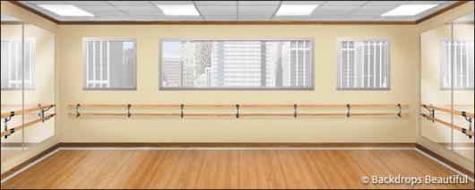 Backdrops: Dance Studio 3