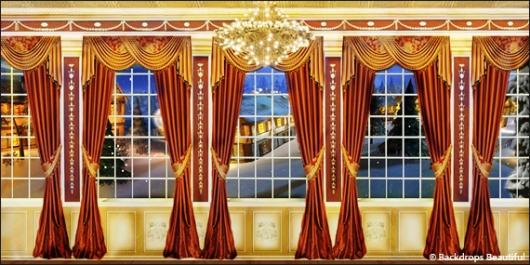 Backdrops: Mansion View  5A Drapes