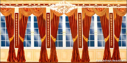 Backdrops: Mansion View 12 Drapes