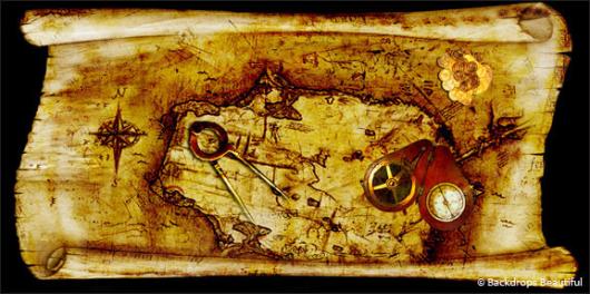 Backdrops: Treasure Map 5