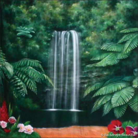 Backdrops: Forest Waterfall 2