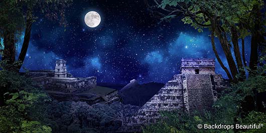 Backdrops: Ruins 6 Jungle Night