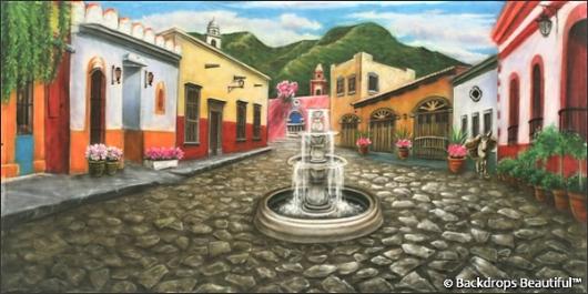 Backdrops: Mexican Village 2