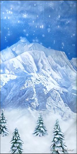 Backdrops: Winter Mountains