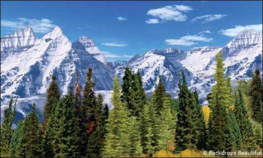 Backdrops: Aspen Mountains  2