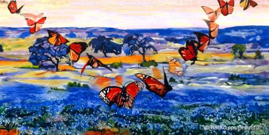 Backdrops: Butterflies in flight (Alt View)