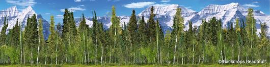 Backdrops: Aspen Mountains 10 Panel