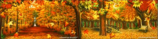 Backdrops: Woodlands Panel 2