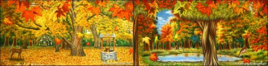 Backdrops: Woodlands Panel 4