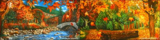 Backdrops: Woodlands Panel 6