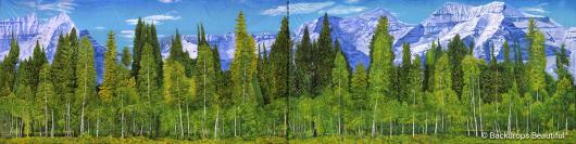 Backdrops: Aspen Mountains  9 Panel 2