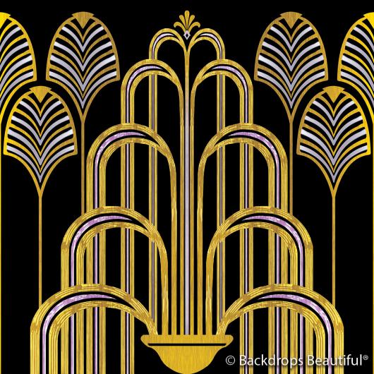 Backdrops: Art Deco  8B Fountain Digital