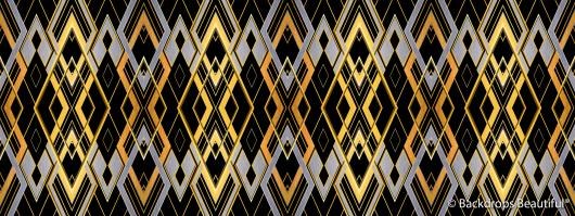 Backdrops: Art Deco  7 Diamonds Digital Panel