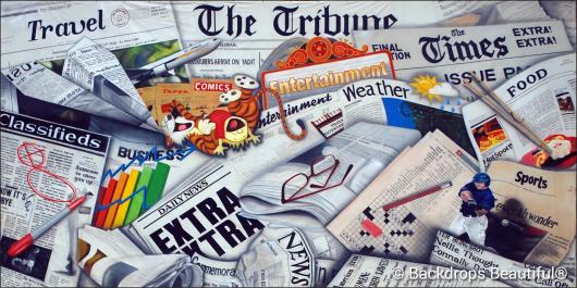 Backdrops: Newspaper 1C