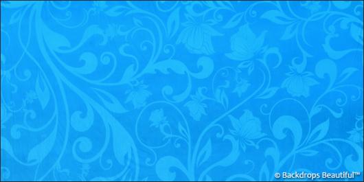 Backdrops: Floral 8 Blue