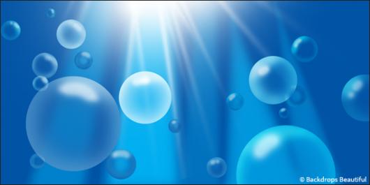 Backdrops: Bubbles 3 Blue