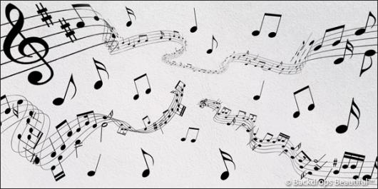 Backdrops: Musical Notes 1