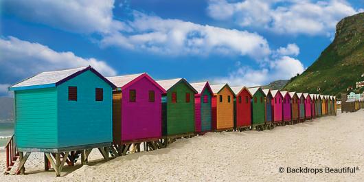 Backdrops: Beach Huts 1