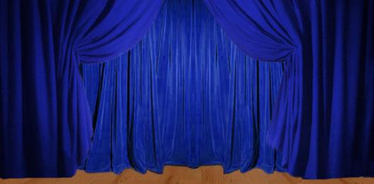 Backdrops: Drapes 1A Blue