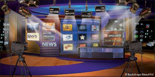 Backdrops: Newsroom 1