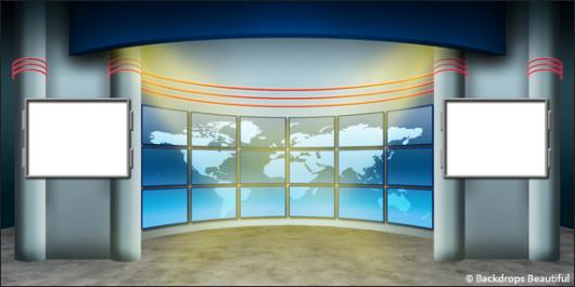 Backdrops: Newsroom 2