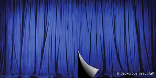 Backdrops: Drapes Blue 8 Walk Thru