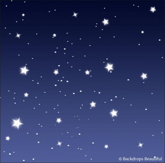 Backdrops: Starry Sky 3 Blue