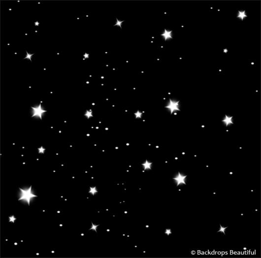 Backdrops: Starry Sky 6 Black