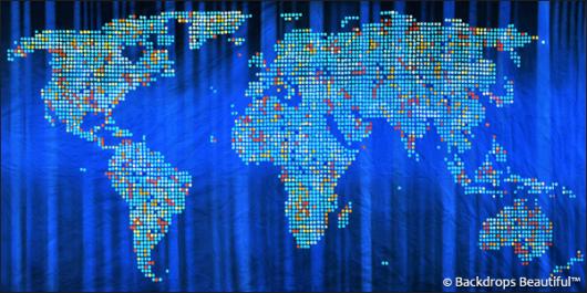 Backdrops: World Map 1 Lights