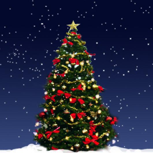 Backdrops: Xmas Tree 1