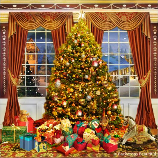 Backdrops: Xmas Tree 2