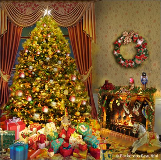 Backdrops: Xmas Tree 3