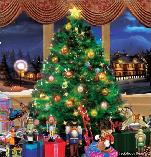 Backdrops: Xmas Tree 4