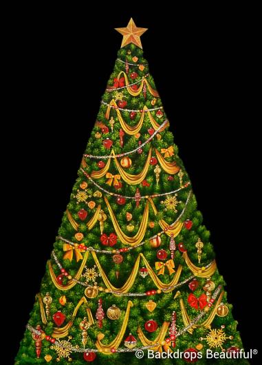 Backdrops: Xmas Growing Tree 10D